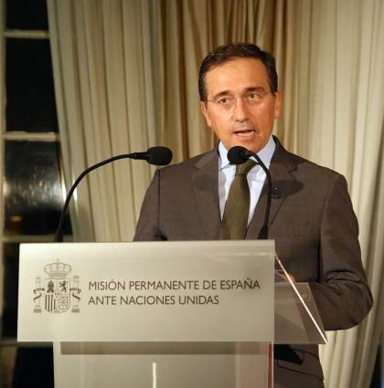 Albares defiende un mayor protagonismo en el mundo de la "voz democrática" de Iberoamérica