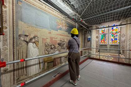 Florencia une los fragmentos de Giotto para leer su obra como un "relato único"