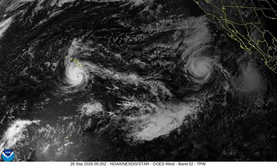 Huracán Nolo se encamina hacia Háwai con potenciales lluvias catastróficas