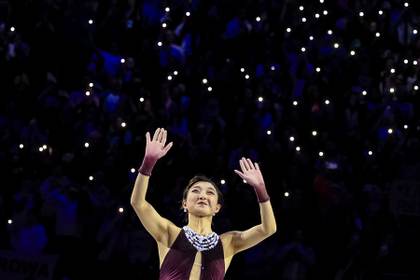 La japonesa Kaori Sakamoto se despide del patinaje con un "fuerte sentimiento de plenitud"