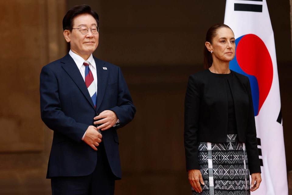 Sheinbaum recibe al presidente de Corea del Sur para abordar inversiones y nuevos acuerdos