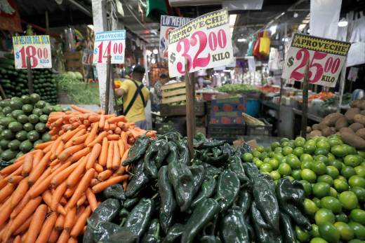 La inflación en México repunta al 3,45 % y acumula tres meses consecutivos al alza