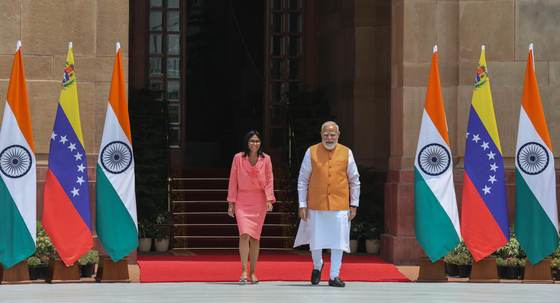 La claves del regreso de Delcy Rodríguez y el crudo venezolano a India