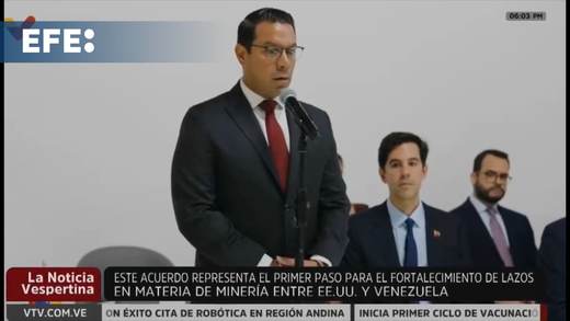 El Gobierno venezolano firma un memorando en materia de minería con empresa estadounidense
