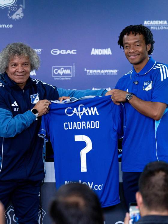 Cuadrado, sobre jugar en Millonarios: "Uno tiene el sueño de volver a jugar en su país"