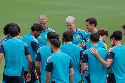 Fabián o Pedri, la duda a resolver tras el último entrenamiento de España