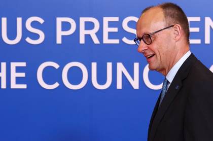 Merz dice que eventual relajación de sanciones contra Irán puede ser contribución de la UE