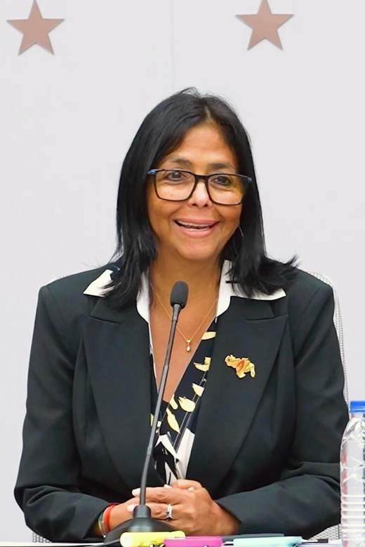 Delcy Rodríguez apuesta por una relación "a largo plazo" entre Venezuela y Estados Unidos