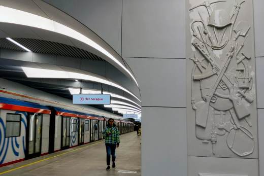 La guerra en Ucrania llega al metro de Moscú