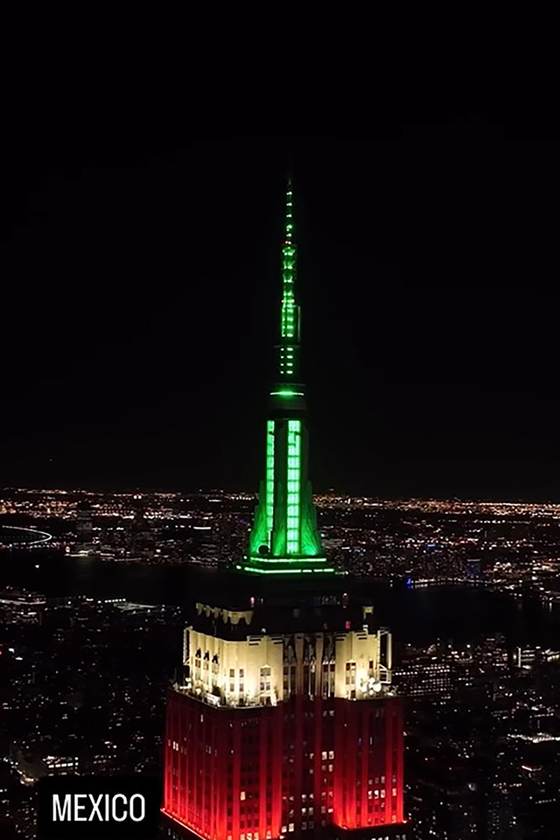 Empire State Building comienza a celebrar la Copa Mundial de Fútbol