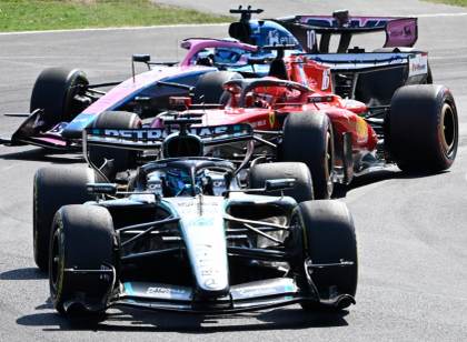 Se reanuda en Monza la carrera, interrumpida por accidente de Leclerc