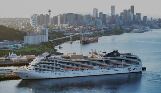 Los cruceros europeos MSC anuncian la primera ruta hacia Alaska con una nueva sede en Seattle