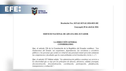 Ecuador oficializa alza del 50 % al 100 % de los aranceles a Colombia desde el 1 mayo