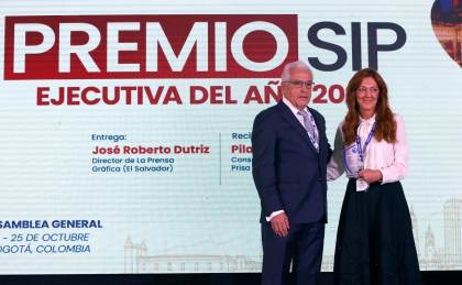 La SIP entrega a Pilar Gil el Premio Ejecutiva del Año por su liderazgo de Prisa Media