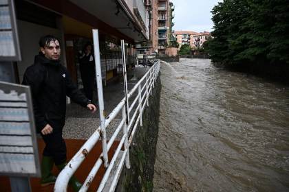 Un fuerte temporal azota el norte de Italia con lluvias intensas y tormentas eléctricas