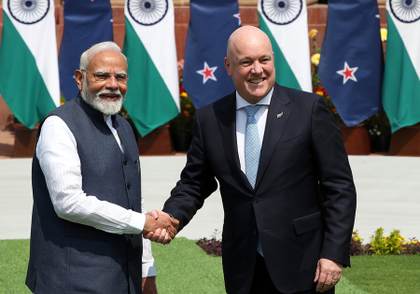 Nueva Zelanda anuncia que firmará un acuerdo de libre comercio con India la próxima semana