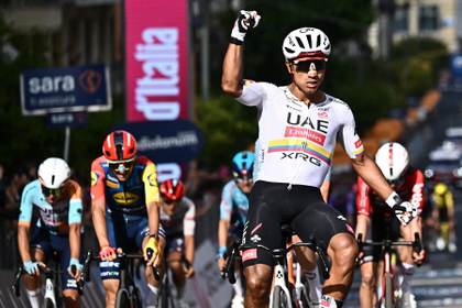 Jonathan Narváez el más poderoso en el esprint de Cosenza, Ciccone nueva maglia rosa