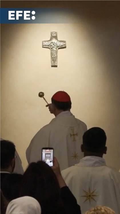 Santa María la Mayor rinde tributo a Francisco en el primer aniversario de su muerte