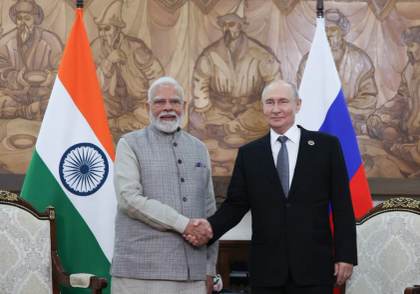 Modi pide el fin de la guerra en Ucrania durante reunión con Putin
