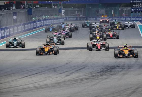 McLaren confirma su avance y Norris lidera el doblete en la prueba corta de Miami