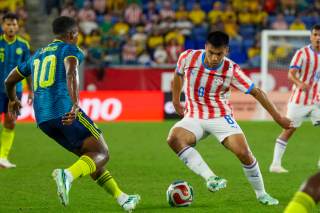 0-1. Paraguay, fiel a su fórmula, vence a Colombia con gol del debutante Hugo Benítez