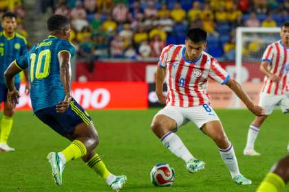 0-1. Paraguay, fiel a su fórmula, vence a Colombia con gol del debutante Hugo Benítez