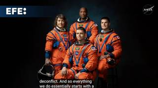 "En Orión falta espacio", la charla en órbita entre astronautas de Artemis y de la EEI