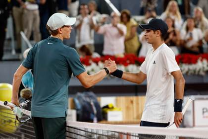 Sinner: "Rafa (Jódar) me llevó al límite"