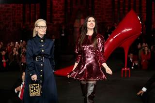 Streep y Hathaway brillan en pasarela por estreno de ' The Devil Wears Prada 2 ' en México