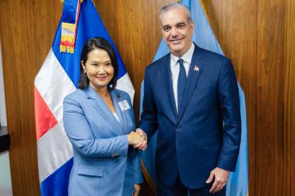 Presidente dominicano plantea elevar las relaciones con Perú tras reunirse con Fujimori