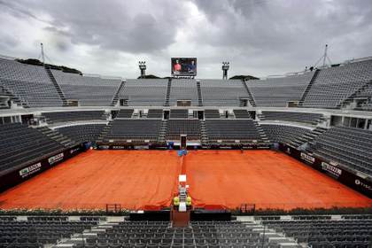 La lluvia, la némesis del Masters 1000 de Roma