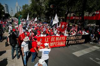 Primero de Mayo, la antesala de miles de maestros mexicanos que protestarán en el Mundial