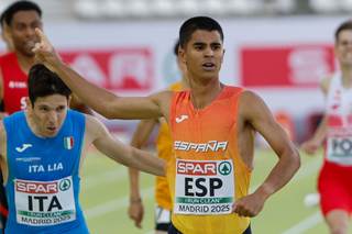 Attaoui, a la final de 800 metros con récord de España (1:44.48)