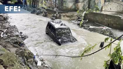 Una muerte, fuertes inundaciones y cuantiosos daños en República Dominicana por lluvias