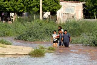 Polo se degrada a baja presión remanente sobre el estado mexicano de Chihuahua