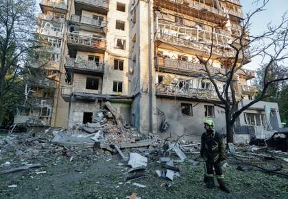 Ataque ruso con misiles deja al menos un muerto en Kiev
