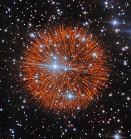 Revelan el confuso 'collar de perlas' de una histórica supernova observada hace 850 años