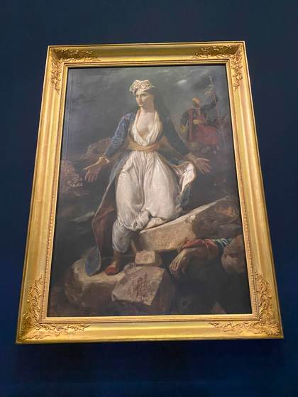 Grecia recibe tras 200 años el cuadro de Delacroix símbolo de la lucha contra los otomanos