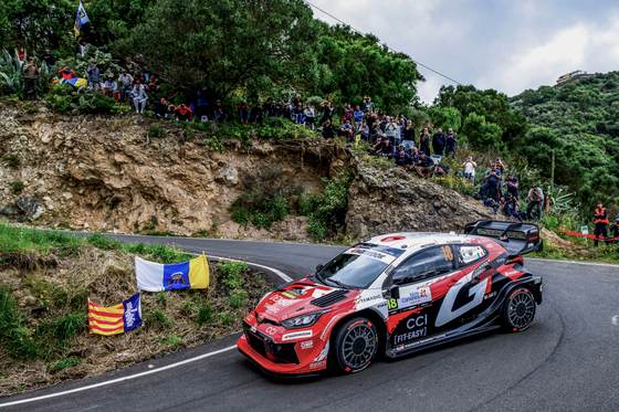 Katsuta brilla en el Estadio de Gran Canaria y asume la batuta de mando del Islas Canarias