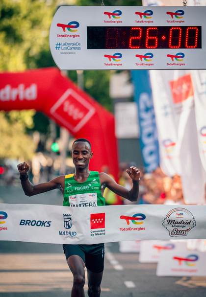 Kwizera vuela en Madrid con la mejor marca de la historia en 10k