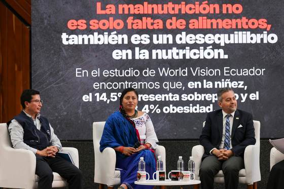 La alimentación escolar, clave para el desarrollo de niños con desnutrición en Ecuador