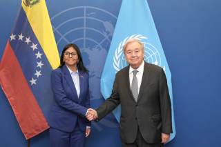 Guterres recibe a Delcy Rodríguez antes de su reunión con Trump y de intervenir en la ONU