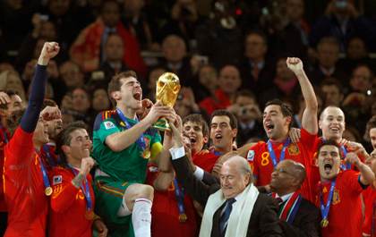0-1. Iniesta y Casillas guiaron a España a la cima del mundo en Sudáfrica 2010