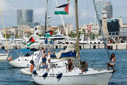 Una nueva flotilla, con más de 100 barcos, saldrá desde Barcelona en abril hacia Gaza