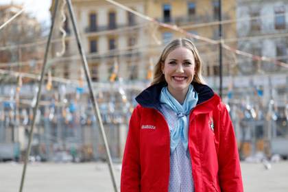 Marissa Lynn, fallera mayor norteamericana: "Las Fallas se sienten y era este año o nunca"