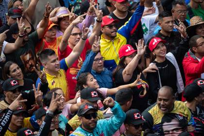 El chavismo marcha para exigir la liberación de Maduro tras dos meses de su captura