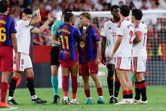 Fermín, feliz por el pleno de triunfos: "Le damos balones a Raphinha y él los mete"