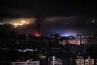 Israel bombardea "a gran escala" el Dahye en Beirut tras el último ataque de Hizbulá