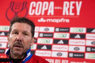 Simeone: “Estamos fantásticos en el lugar que estamos, peleando por lo que queremos”