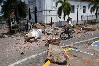 Pintoresco pueblo de Panamá llora los destrozos del terremoto en su patrimonio histórico